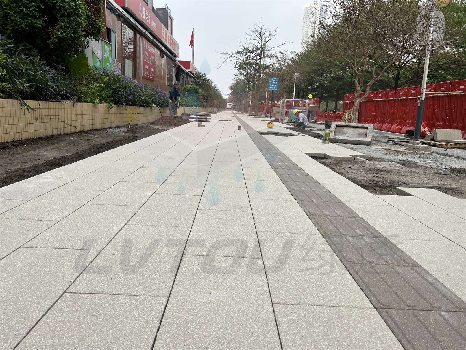 佛山魁奇一路道路提升